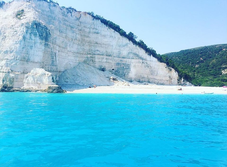  Fteri plaža Kefalonija 